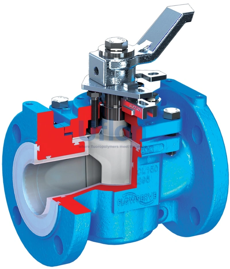 Fluoropolymer Lined Pump Valve